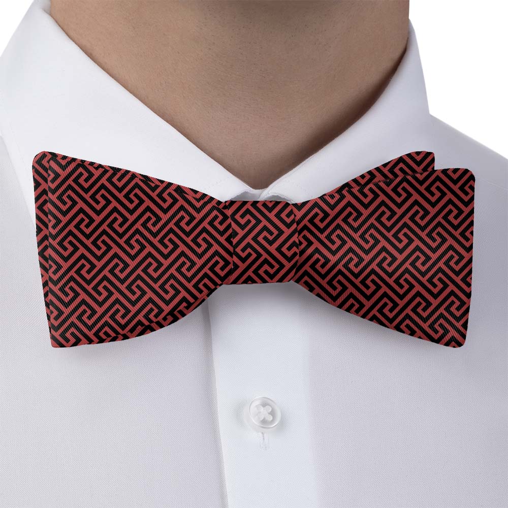 Tatami Geo Bow Tie - Bow Tie with Dress Shirt - Knotty Tie Co.