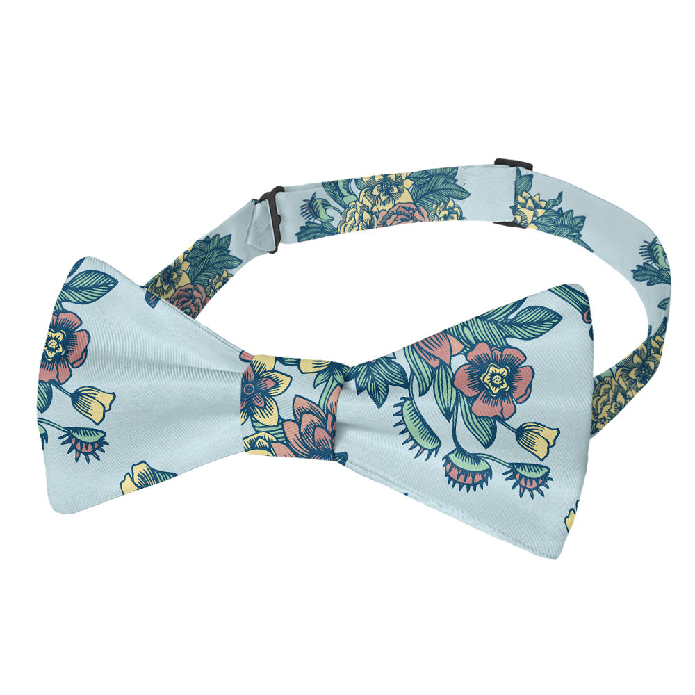 Tattoo Floral Bow Tie - Pre-Tied Bow Tie - Knotty Tie Co.