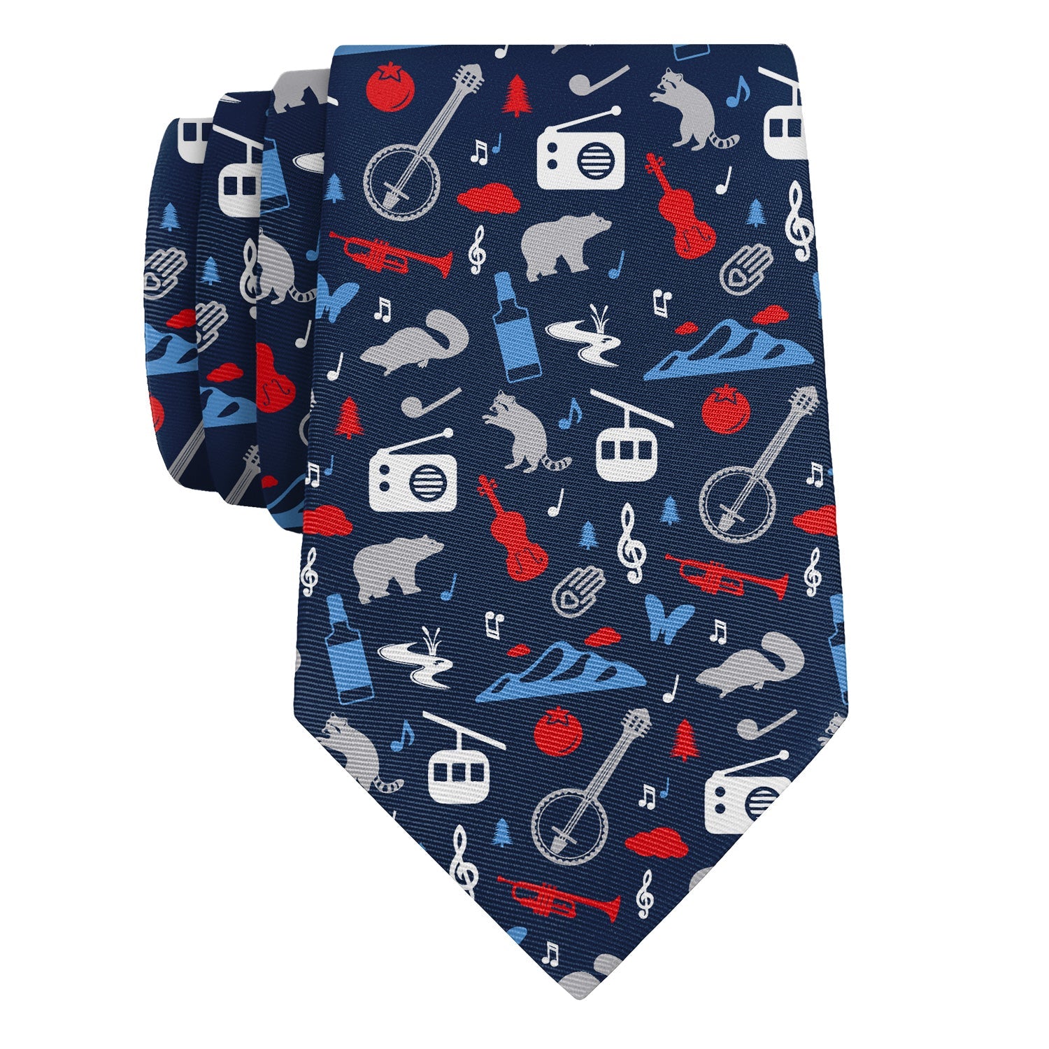 Tennessee State Heritage Necktie - Rolled - Knotty Tie Co.