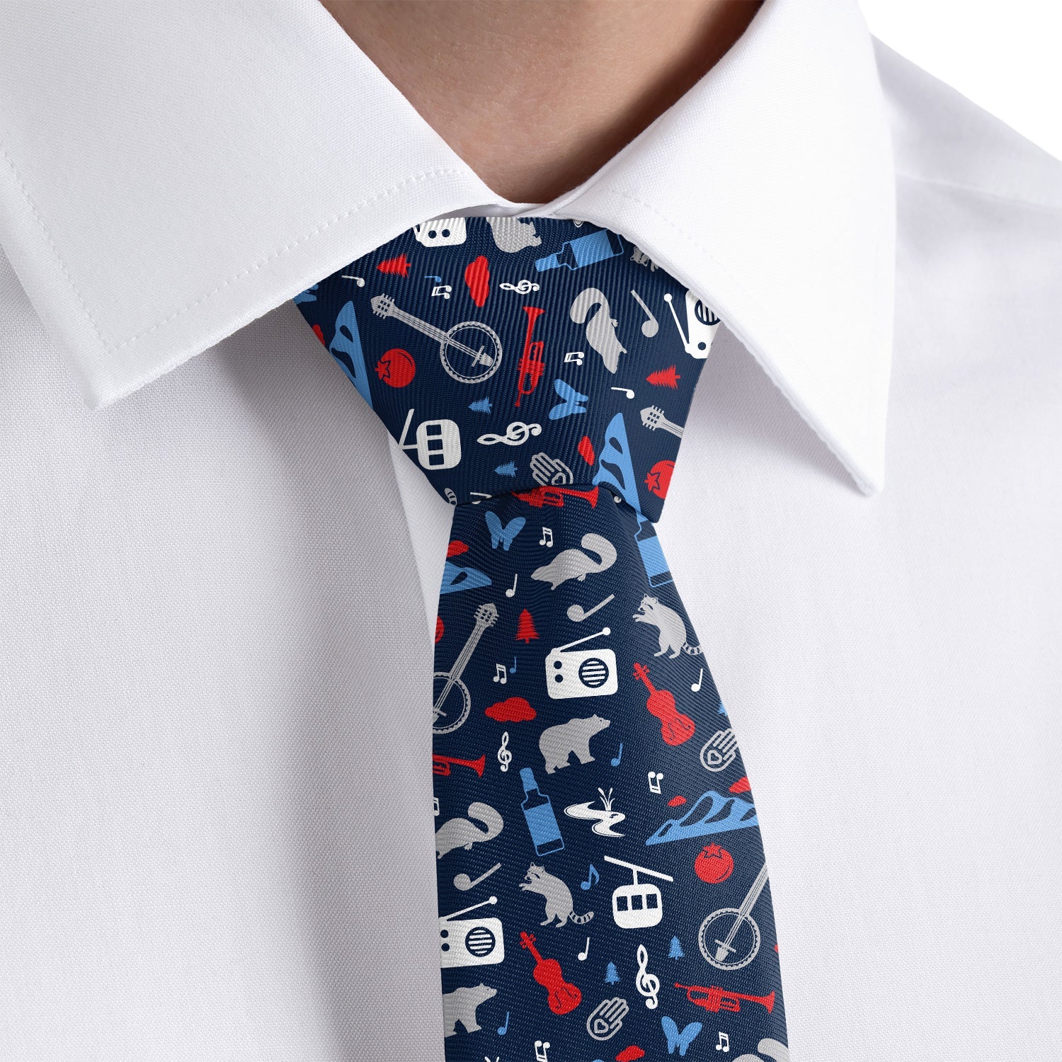 Tennessee State Heritage Necktie - Dress Shirt - Knotty Tie Co.