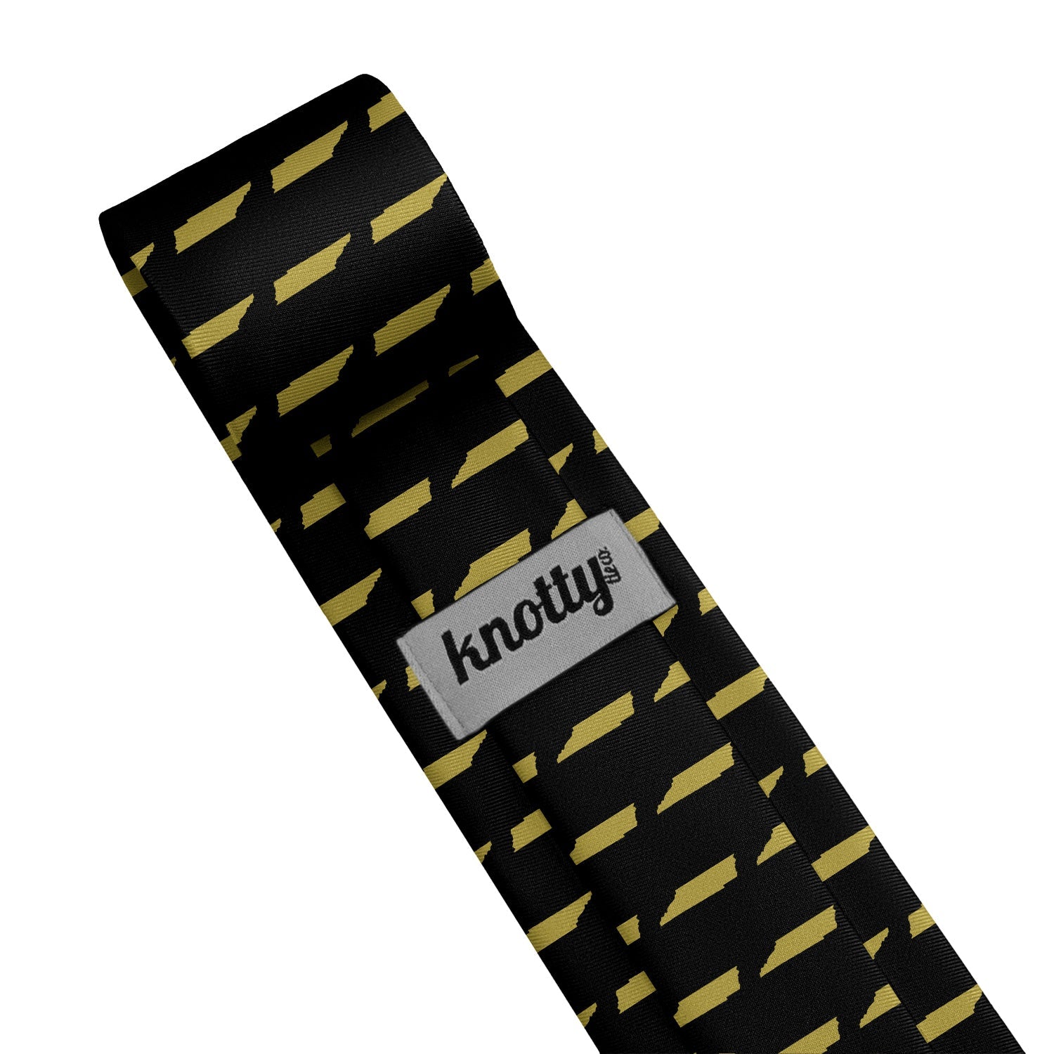 Tennessee State Outline Necktie - Tag - Knotty Tie Co.