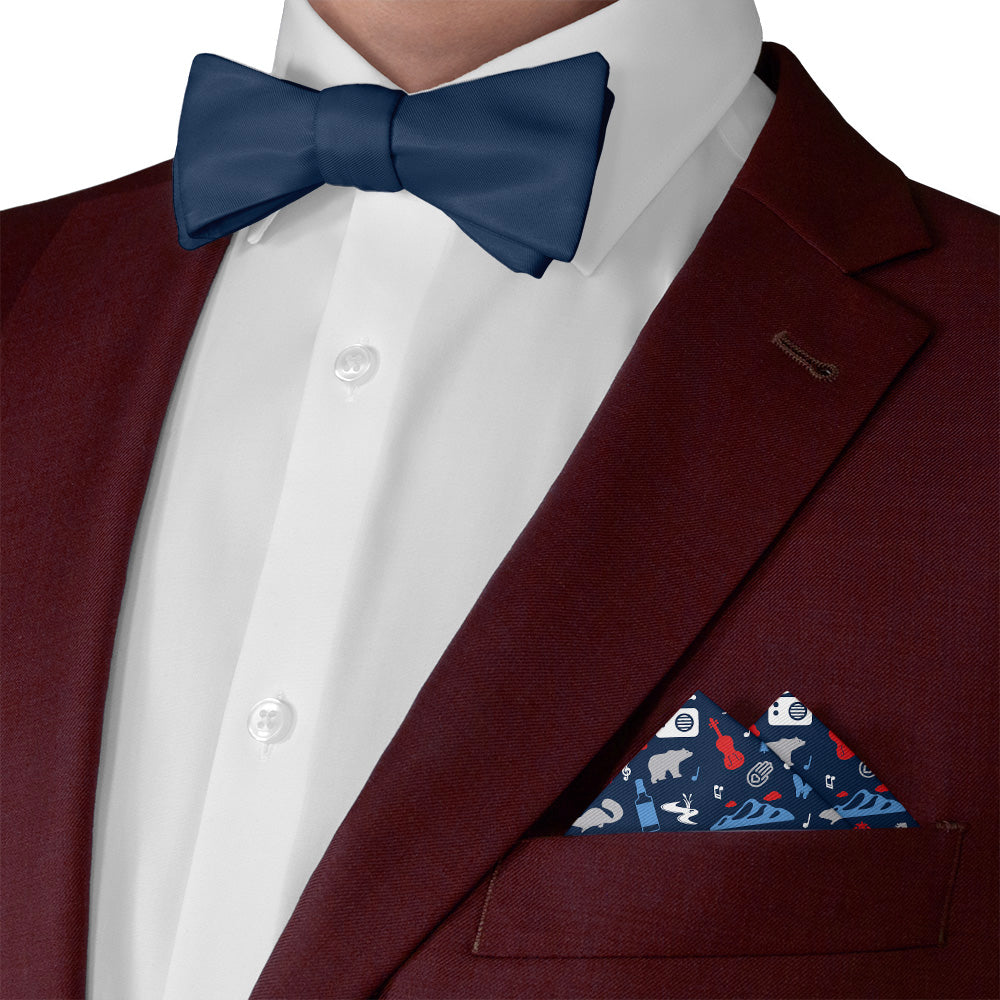 Tennessee State Heritage Pocket Square - Matching Bow Tie - Knotty Tie Co.
