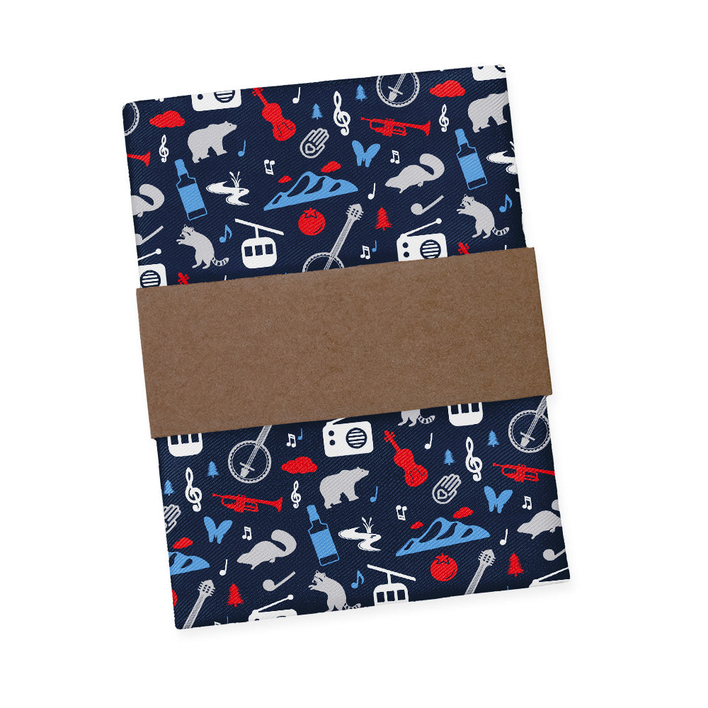 Tennessee State Heritage Pocket Square - Packaging - Knotty Tie Co.