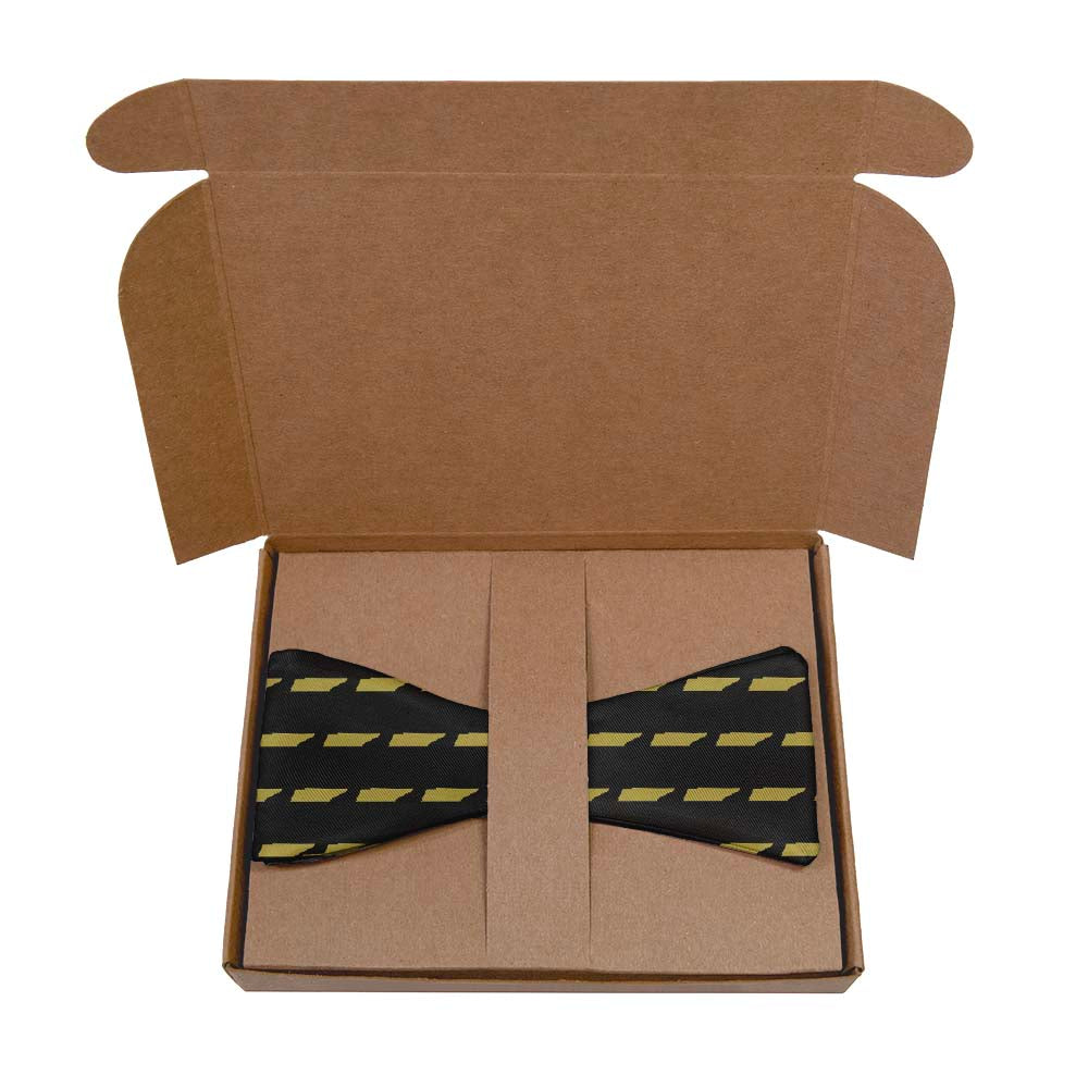 Tennessee State Outline Bow Tie- Kraft Gift Box Packaging - Knotty Tie Co.