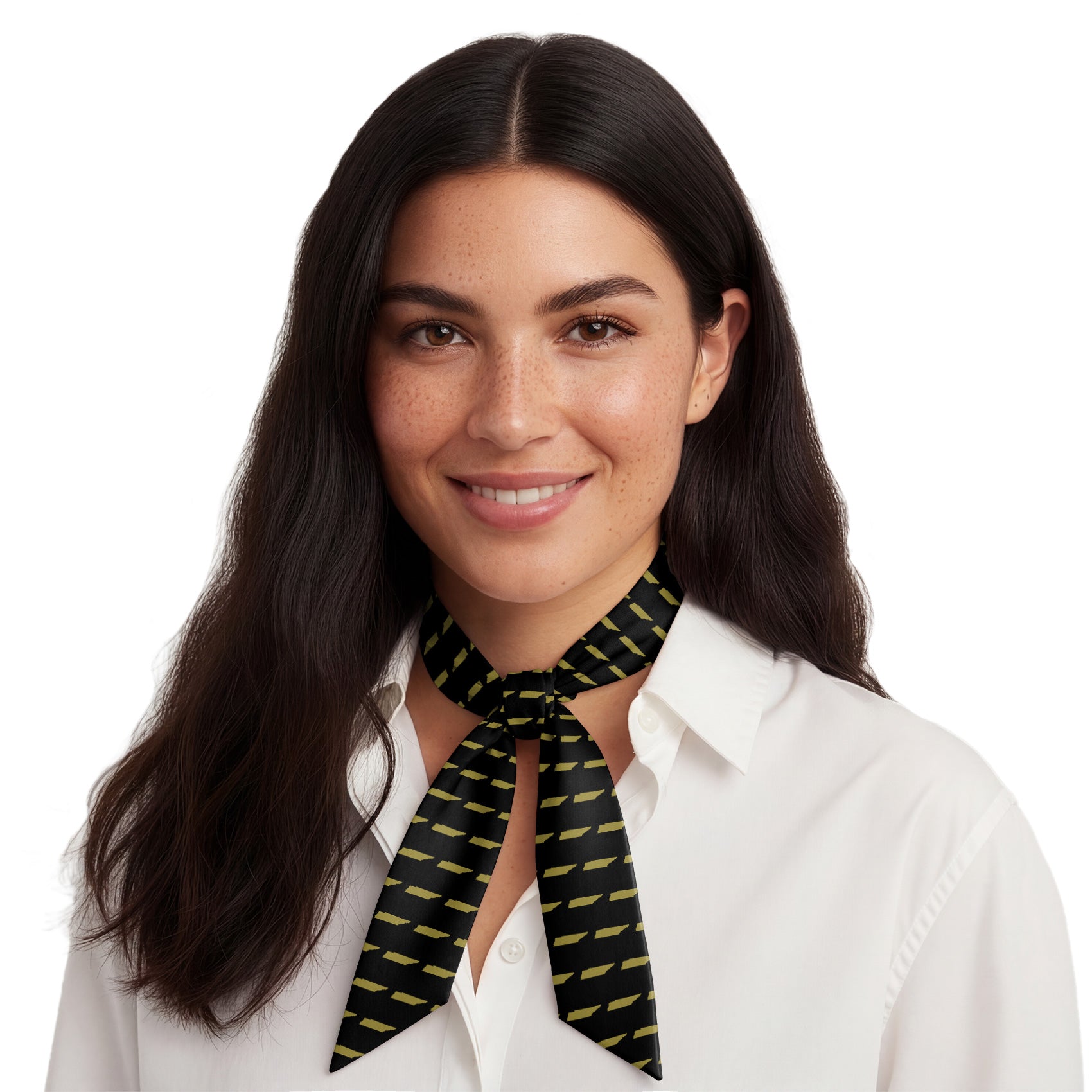 Tennessee State Outline Hair Scarf - Neck Scarves - Knotty Tie Co.