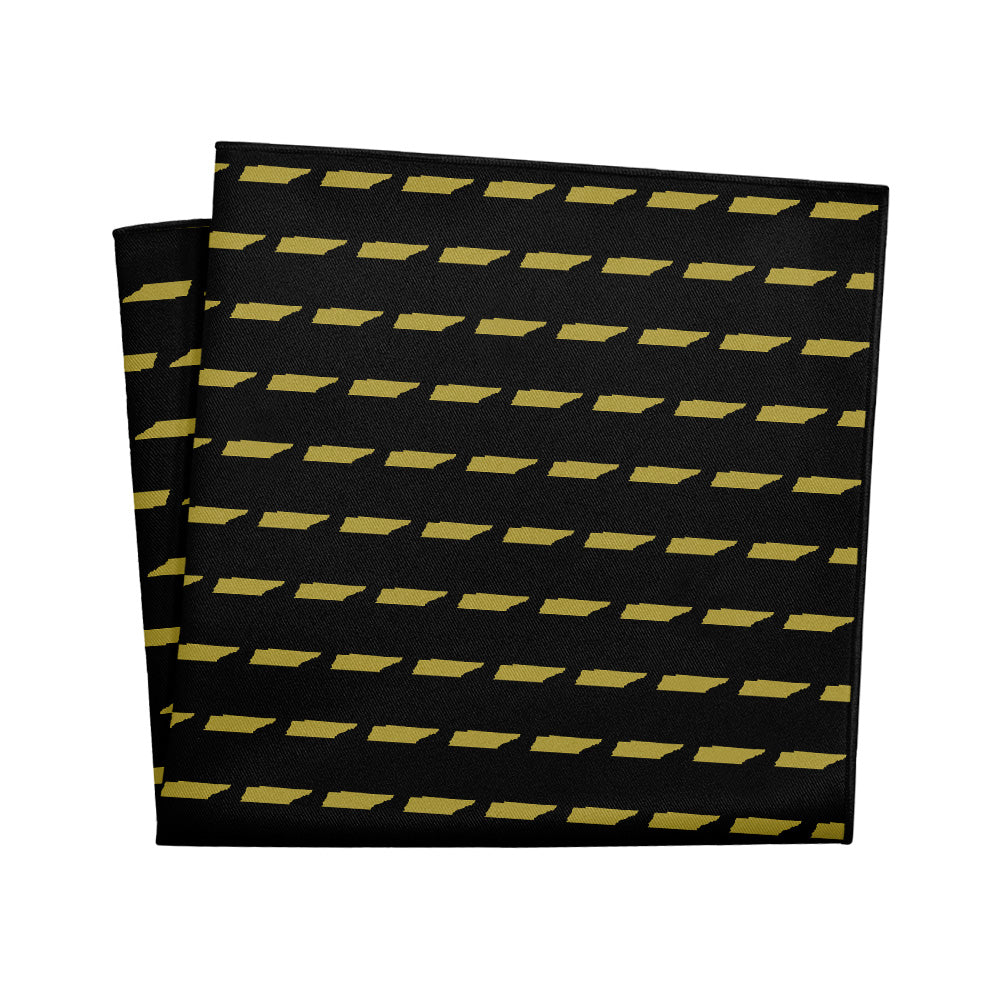 Tennessee State Outline Pocket Square - 12" Square - Knotty Tie Co.