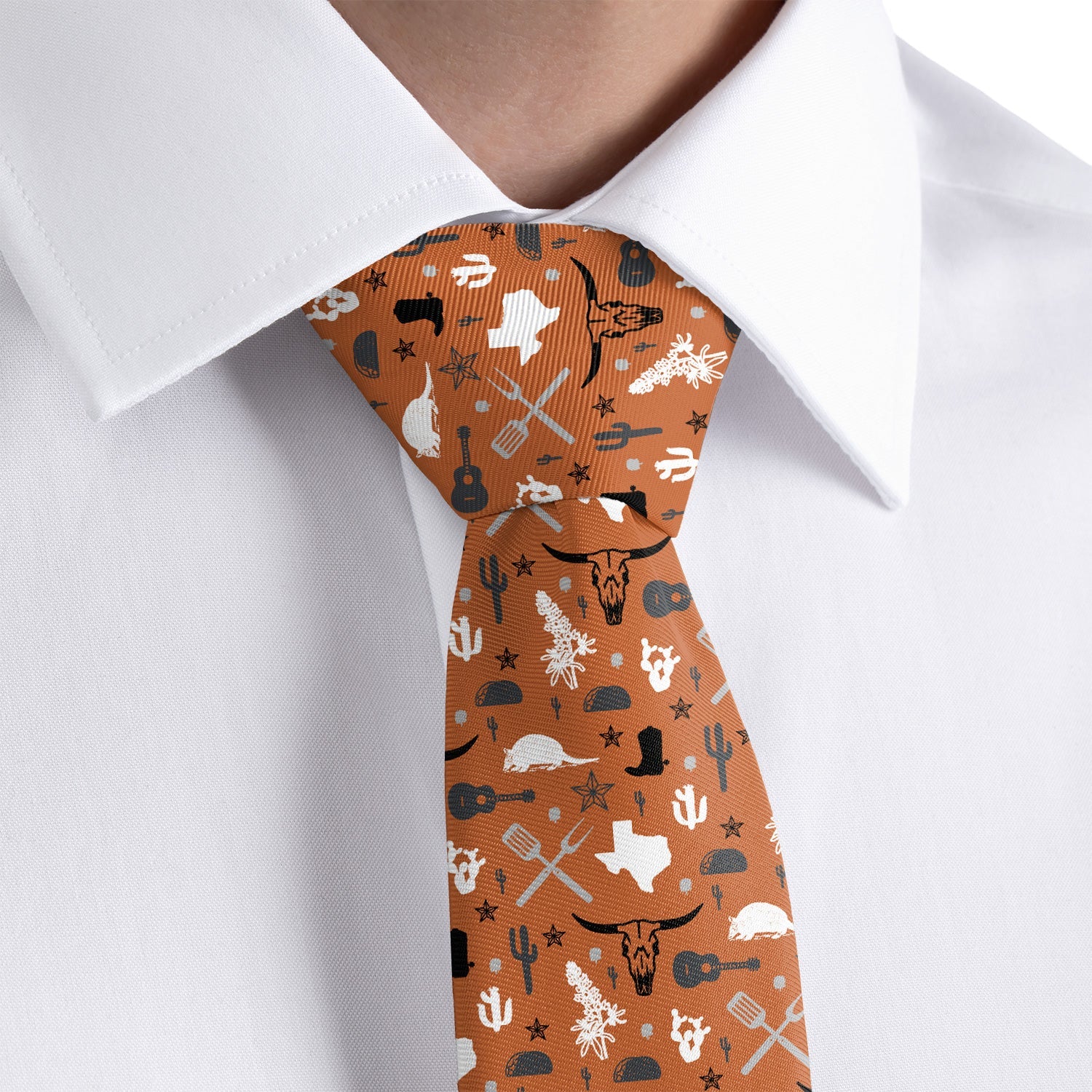Texas State Heritage Necktie - Dress Shirt - Knotty Tie Co.