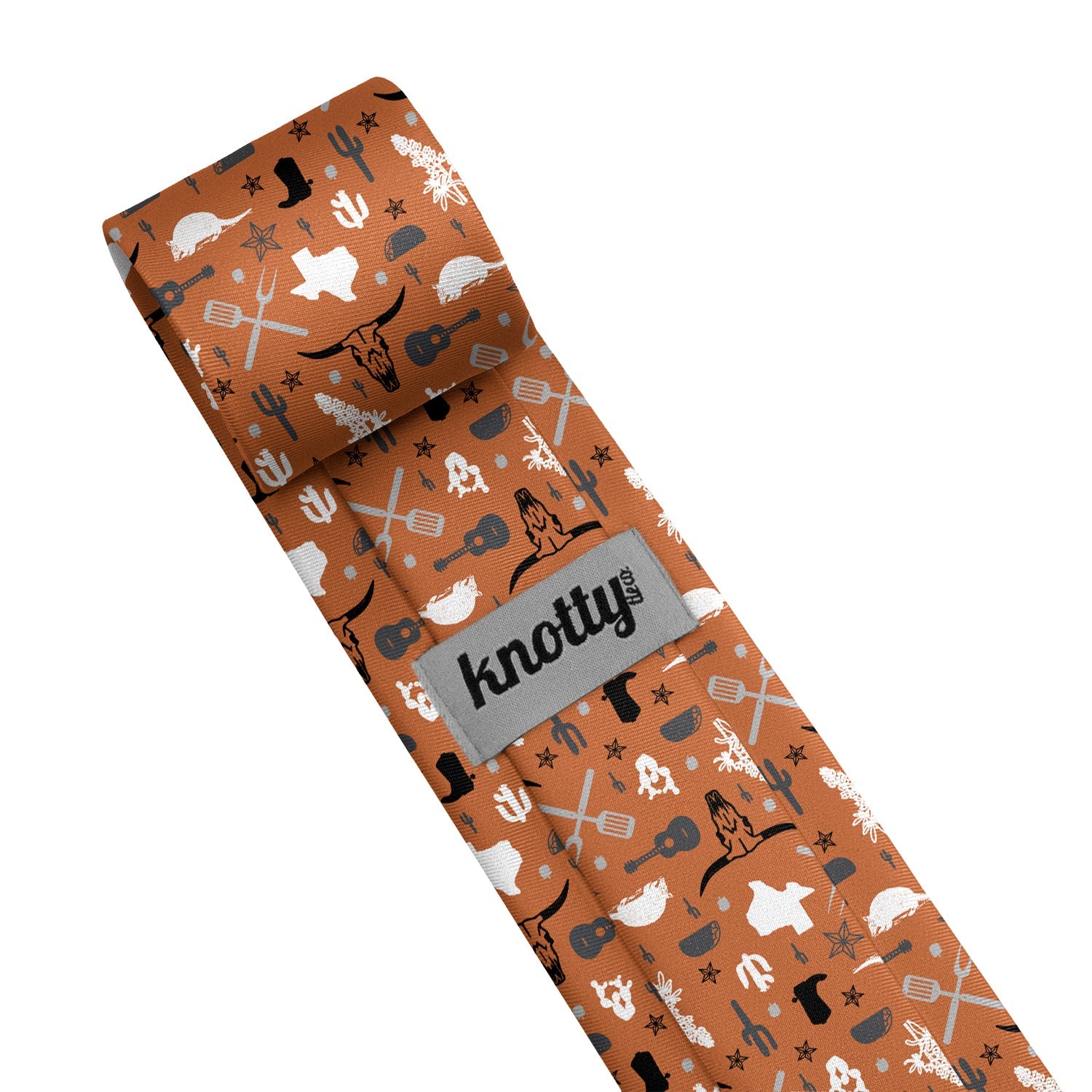 Texas State Heritage Necktie - Tag - Knotty Tie Co.