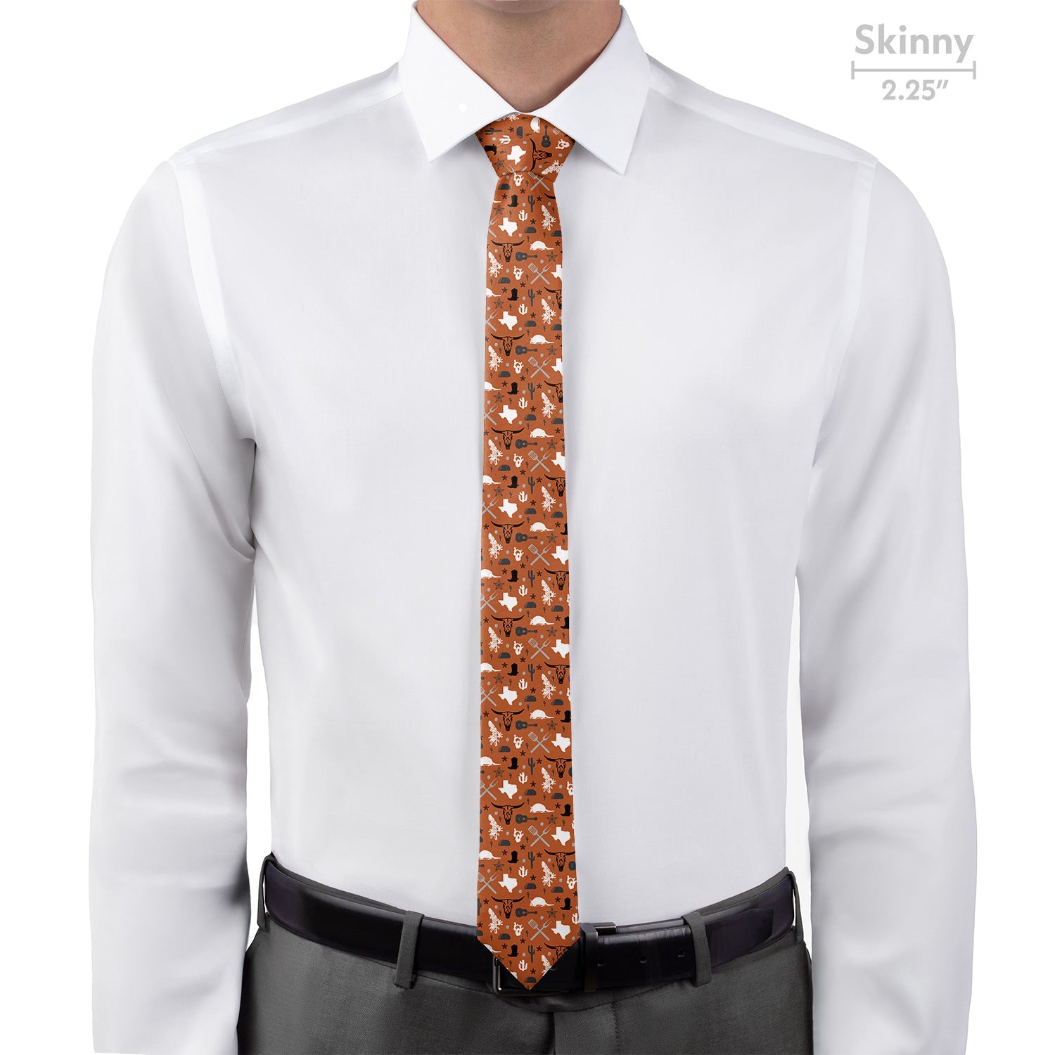 Texas State Heritage Necktie - Skinny - Knotty Tie Co.