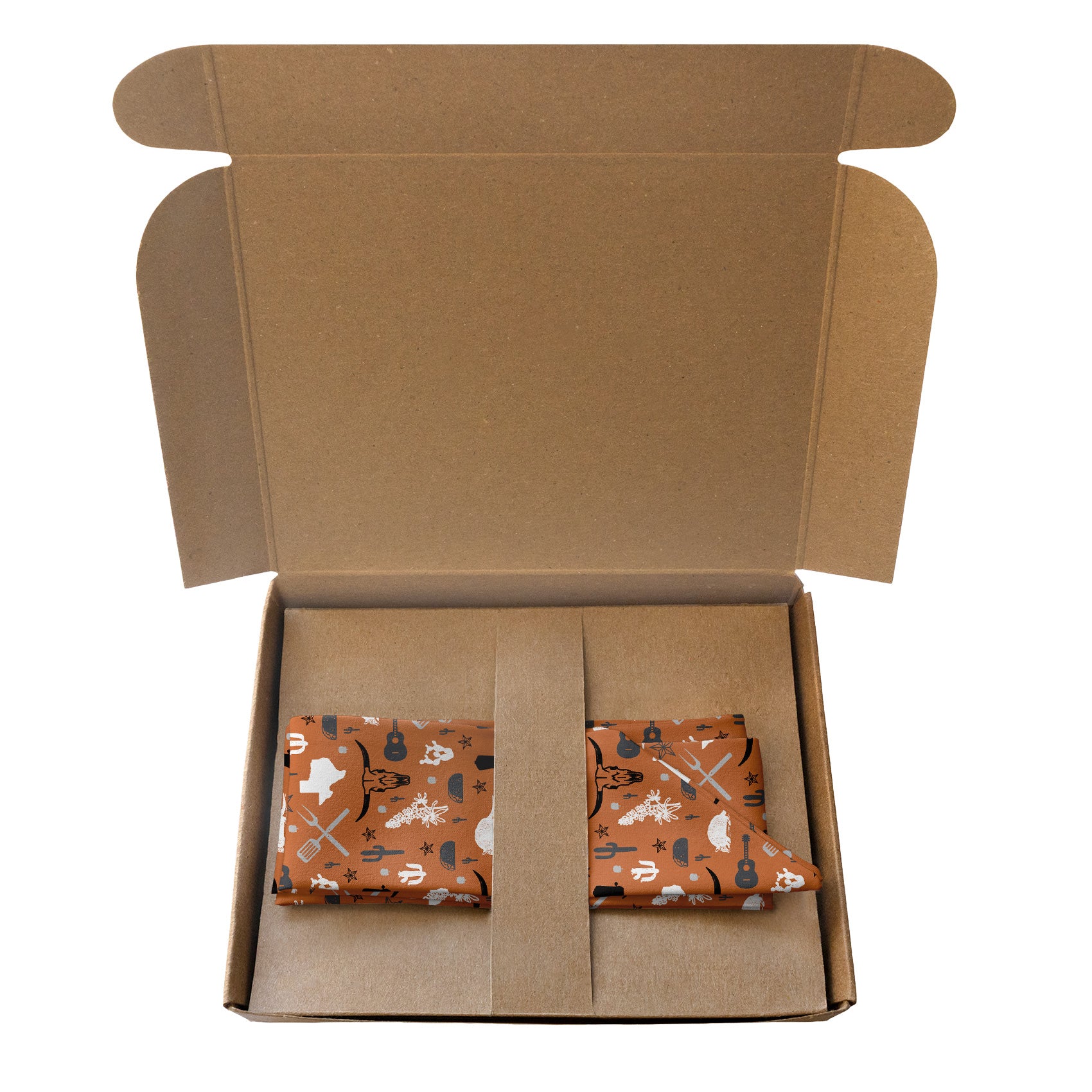 Texas State Heritage Hair Scarf - Packaging - Knotty Tie Co.