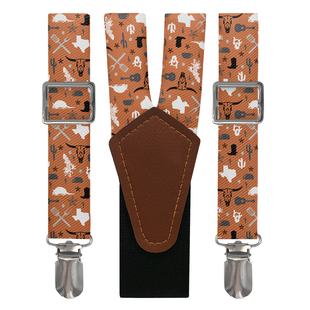 Texas State Heritage Suspenders - Main View - Knotty Tie Co.