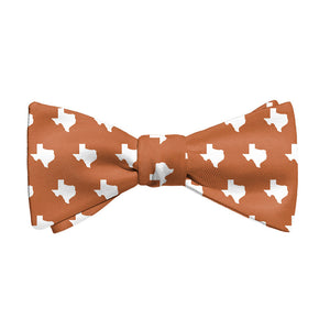 Texas State Outline Bow Tie - Adult Standard Self-Tie 14-18" -  - Knotty Tie Co.