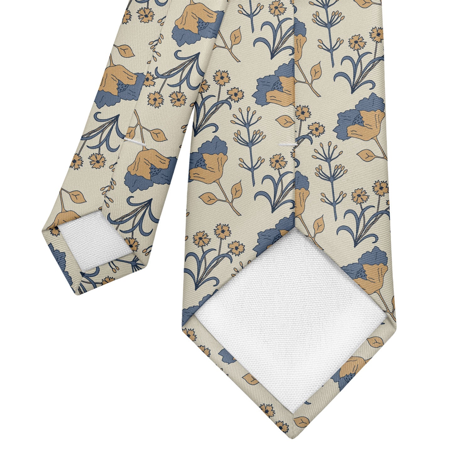 The Lyn Floral Necktie - Tipping - Knotty Tie Co.