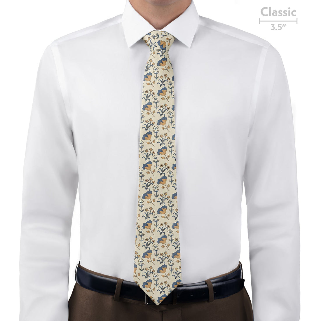 The Lyn Floral Necktie - Classic - Knotty Tie Co.