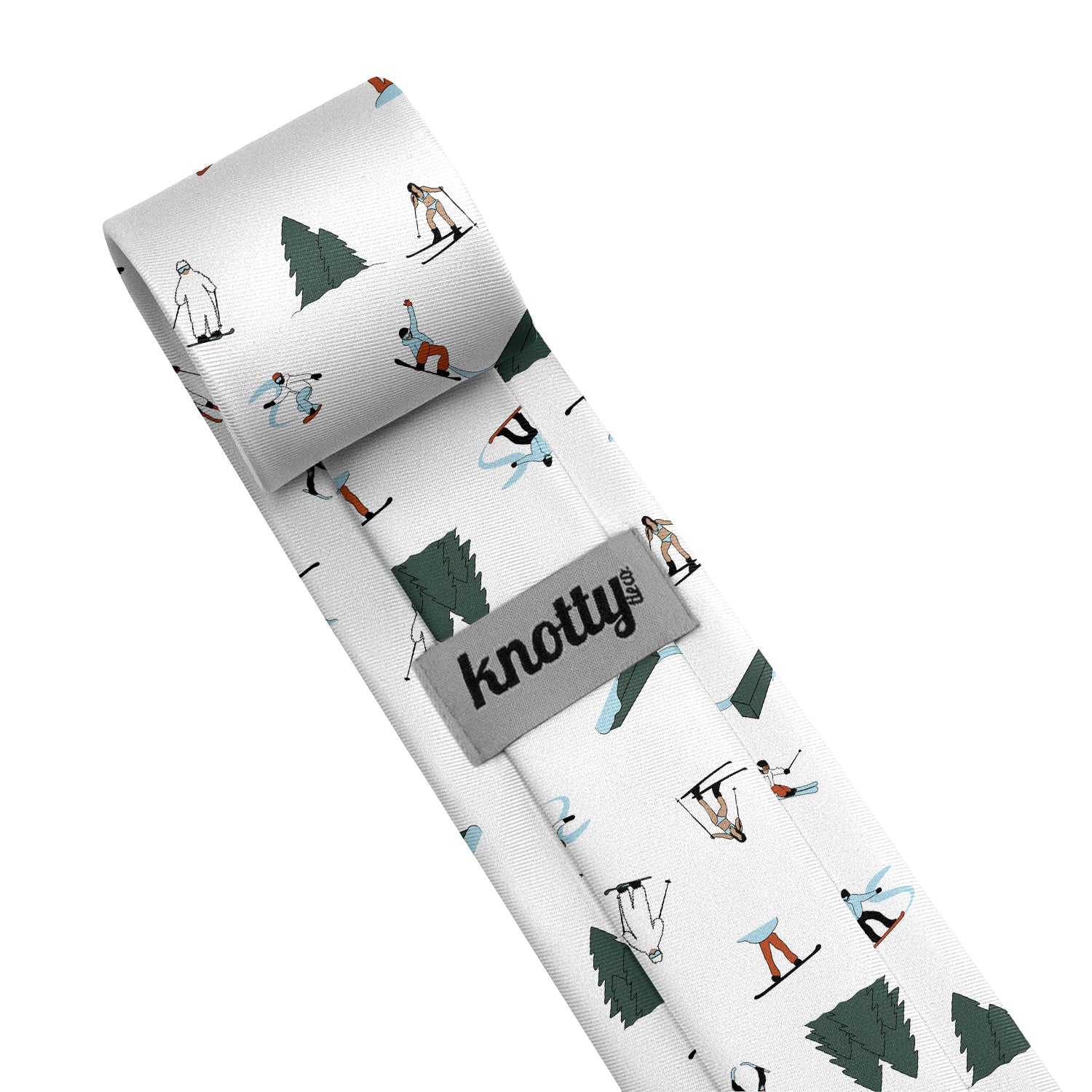 The Slopes Necktie - Tag - Knotty Tie Co.