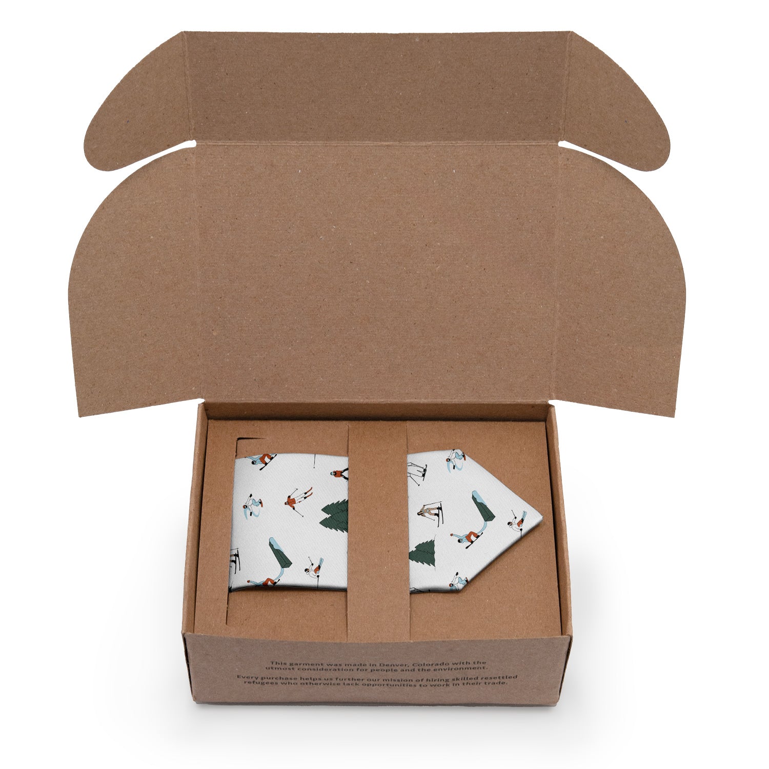 The Slopes Necktie - Packaging - Knotty Tie Co.