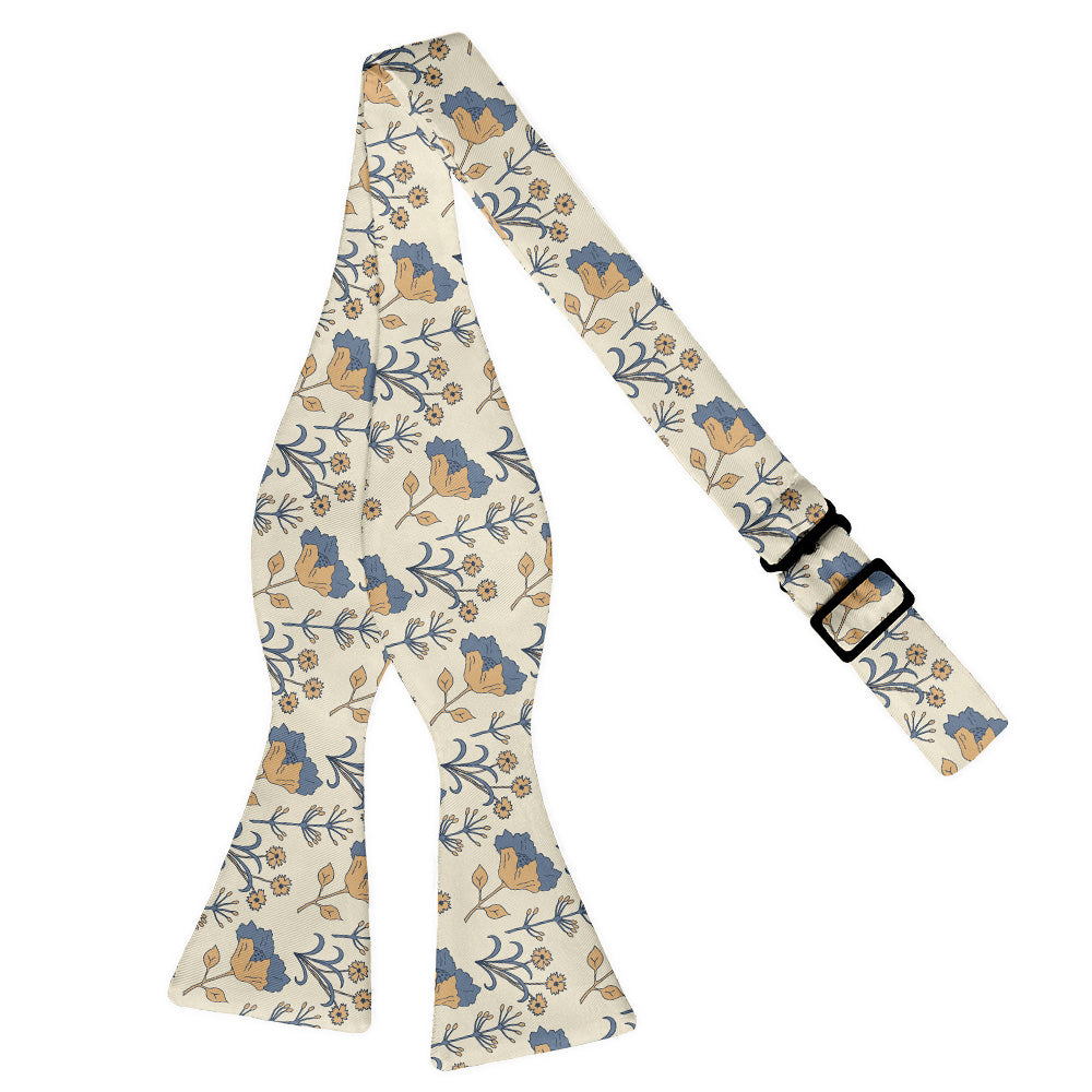 The Lyn Floral Bow Tie - Self Tie Flat - Knotty Tie Co.