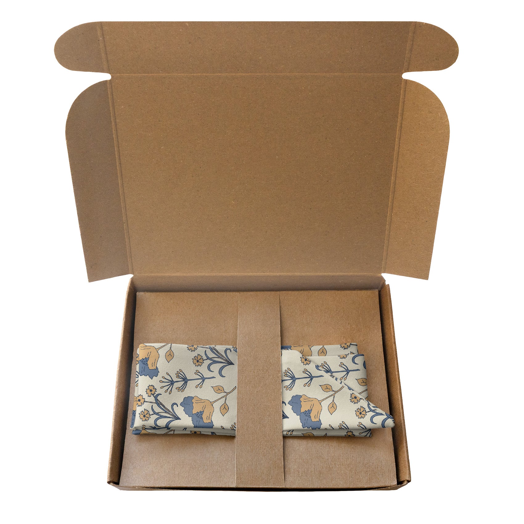 The Lyn Floral Hair Scarf - Packaging - Knotty Tie Co.