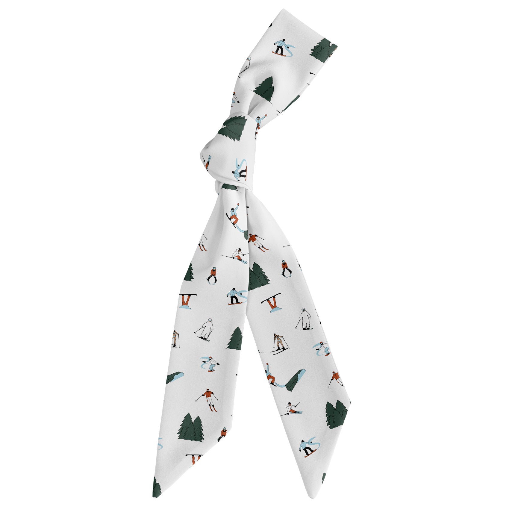The Slopes Hair Scarf - Scarf Tied Into Knot - Knotty Tie Co.