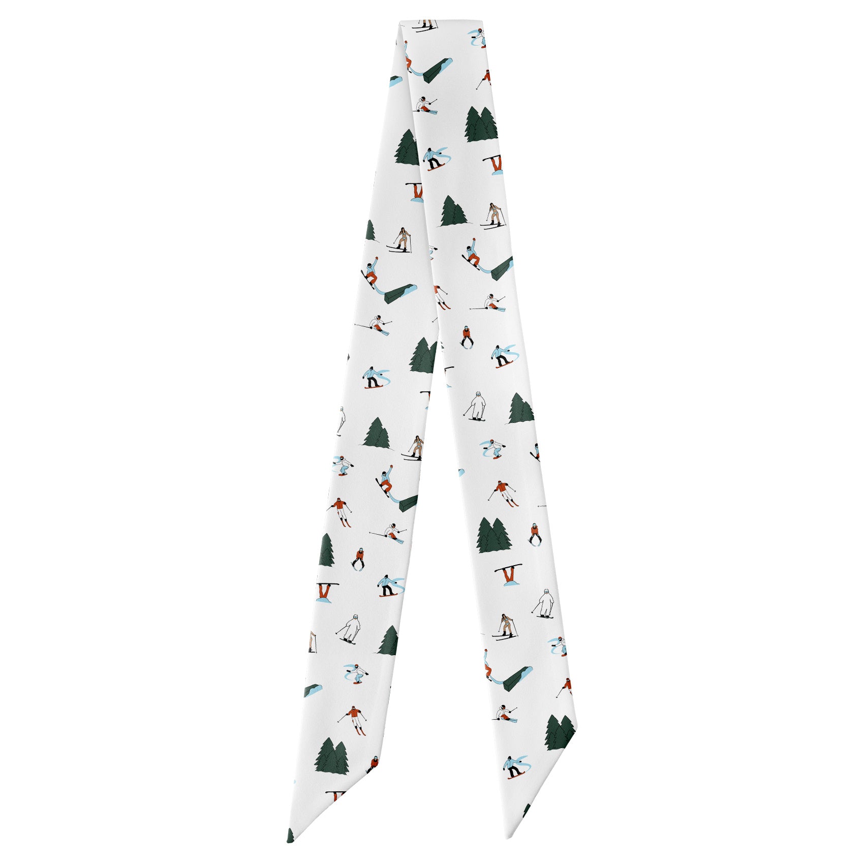 The Slopes Hair Scarf - Full View of Hair Scarf - Knotty Tie Co.
