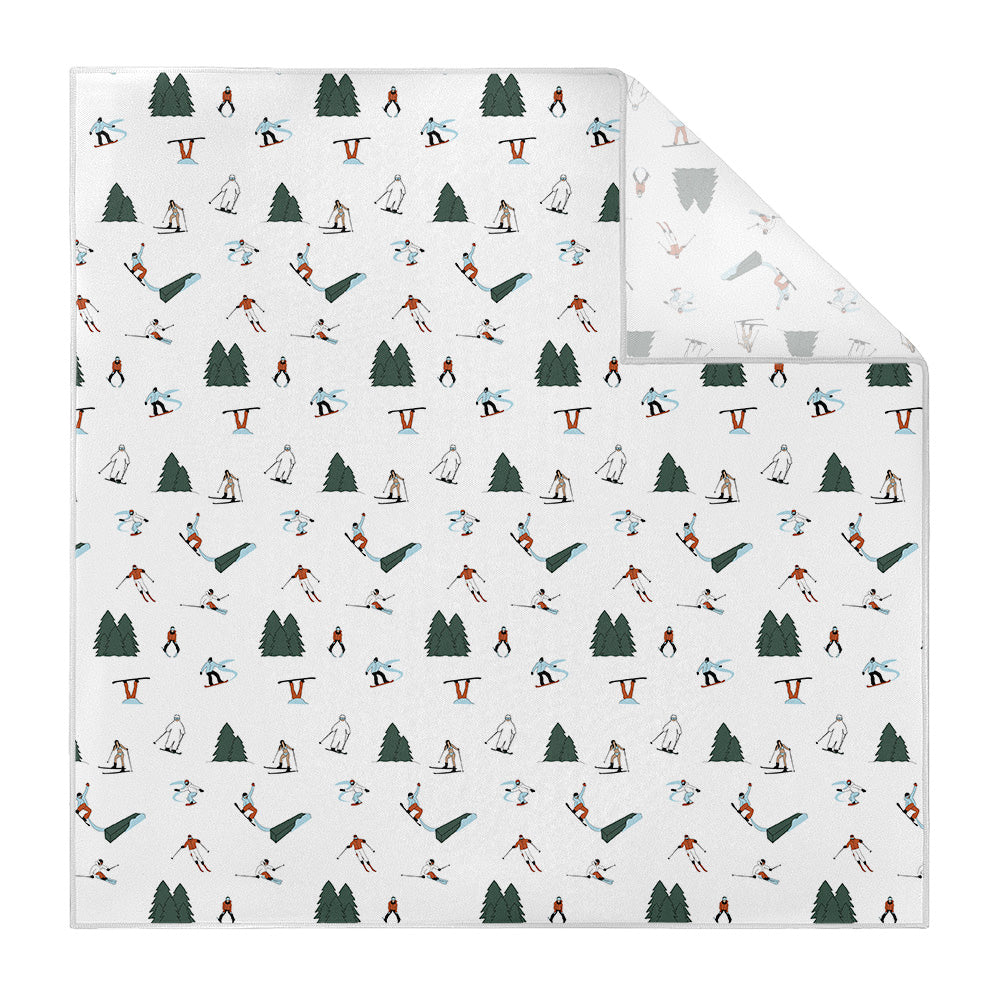 The Slopes Pocket Square - Printed - Knotty Tie Co.