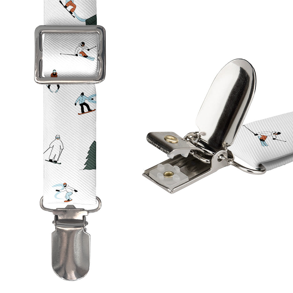 The Slopes Suspenders - Hardware and Strap - Knotty Tie Co.