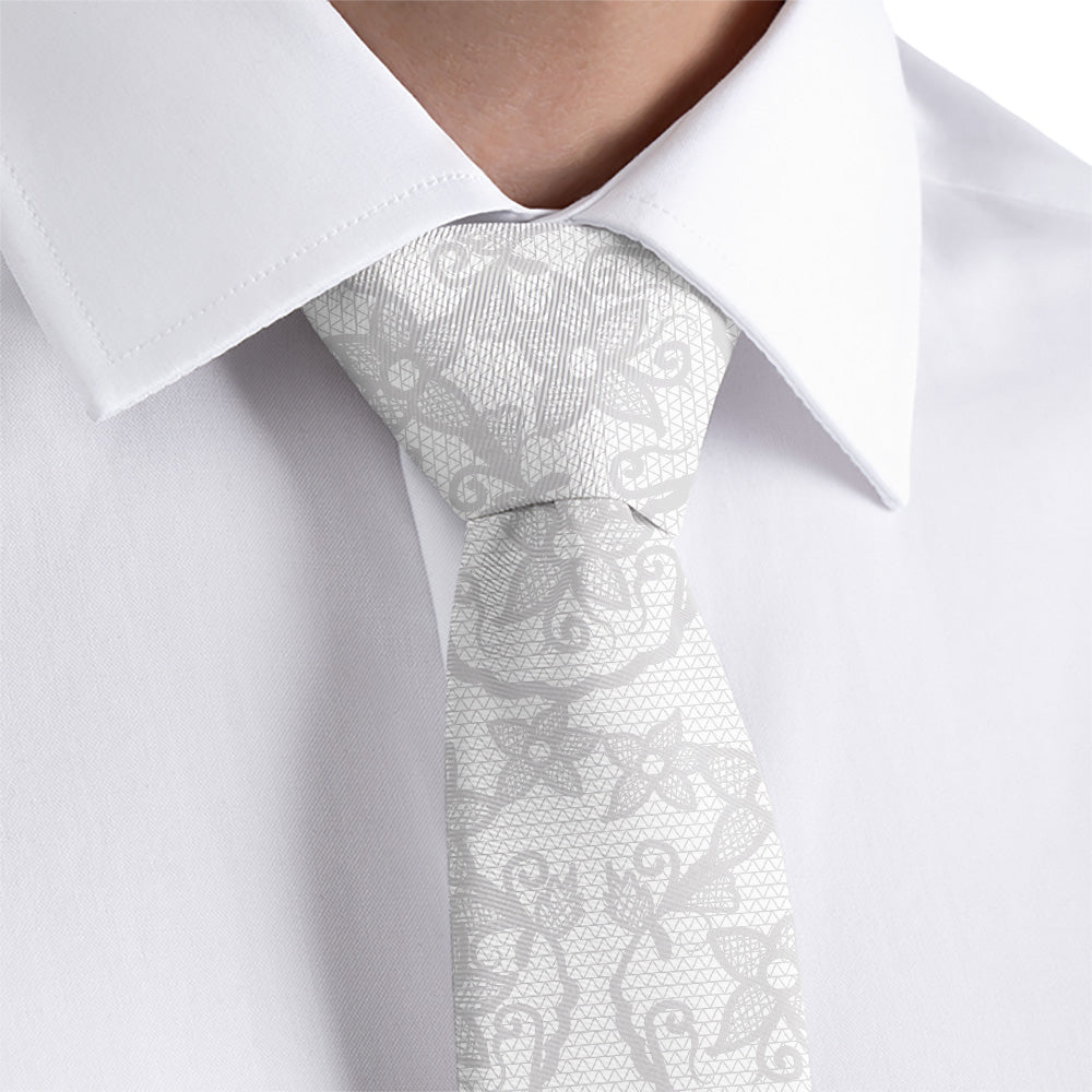Threadwork Floral Necktie
