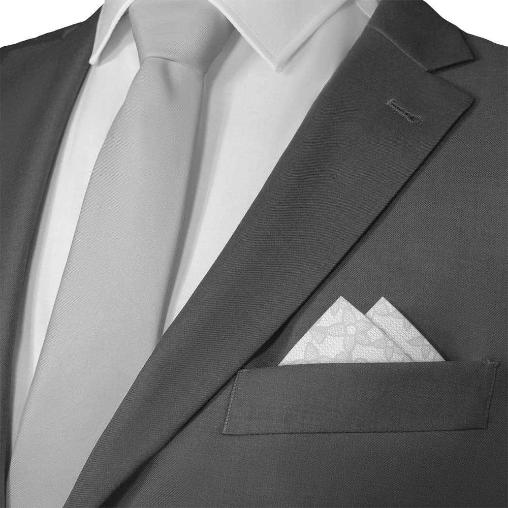 Threadwork Floral Pocket Square