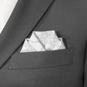 Threadwork Floral Pocket Square