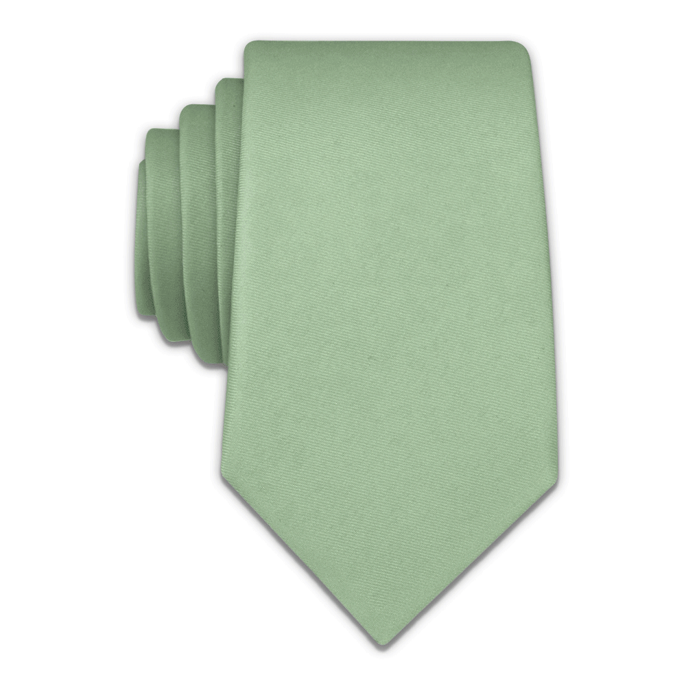 Customizable Solid Green Necktie -  -  - Knotty Tie Co.