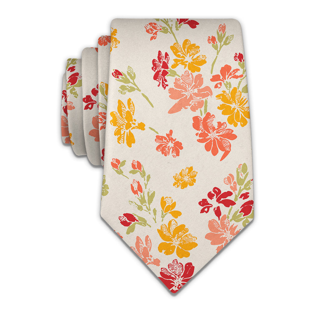 Stamped Floral Necktie - Knotty 2.75" -  - Knotty Tie Co.