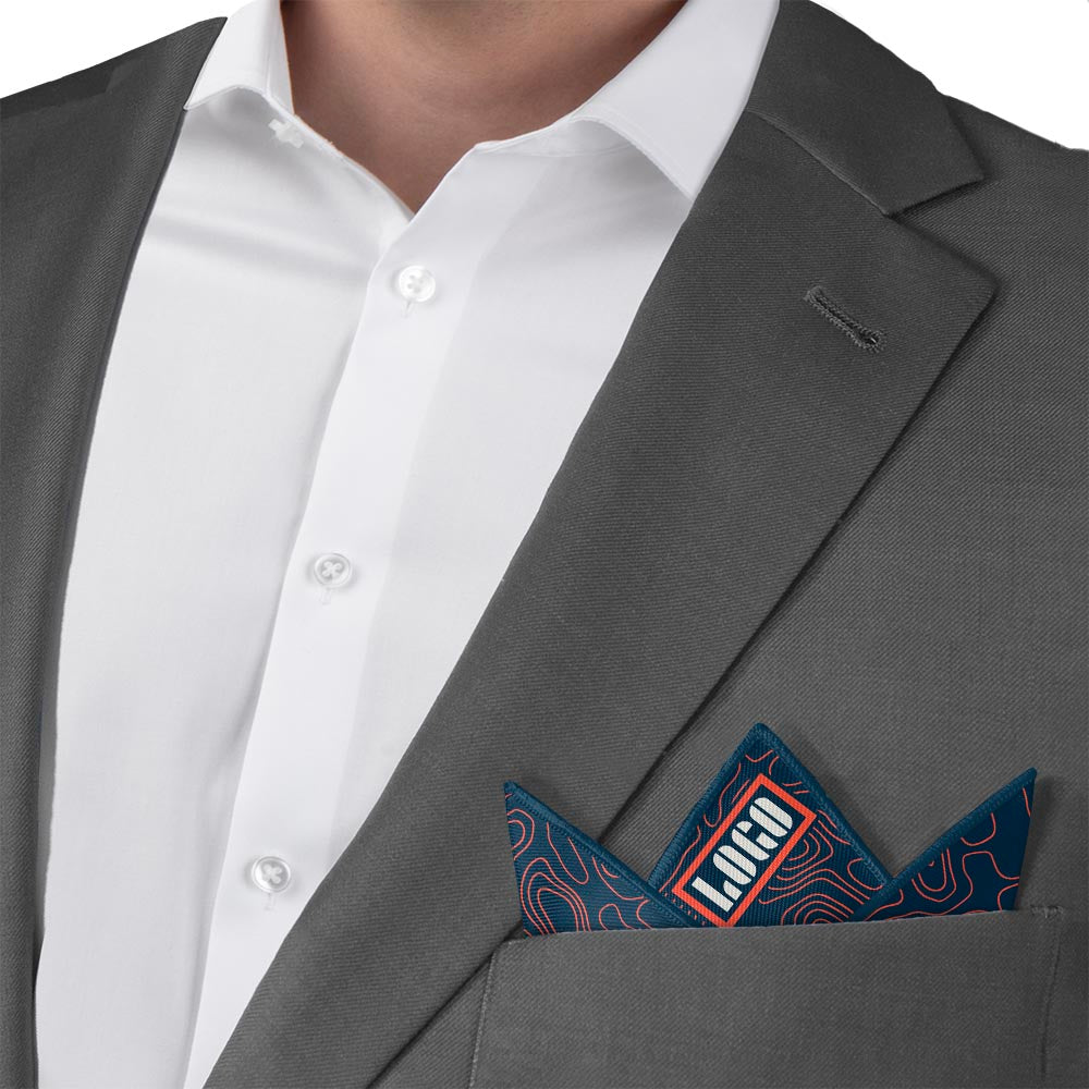 Topographic 1 Logo Pocket Square