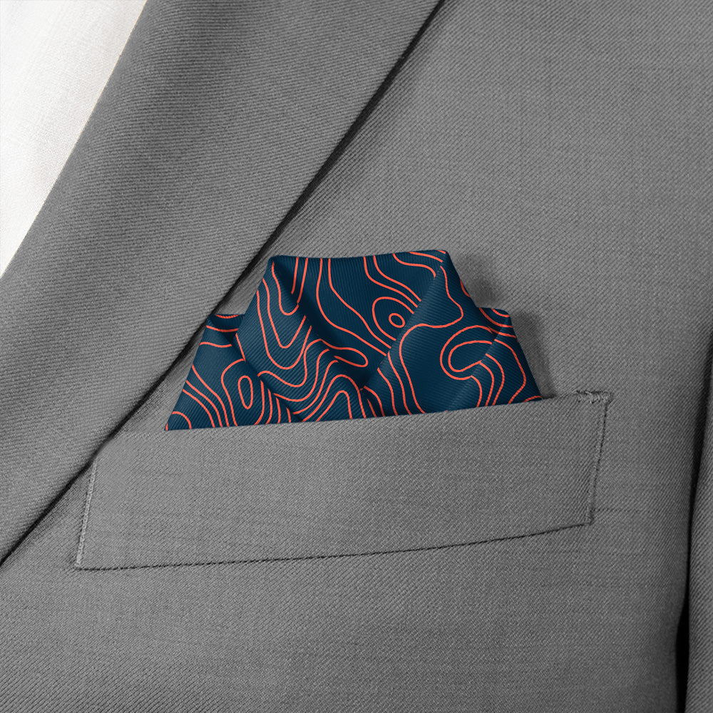 Topographic 1 Logo Pocket Square