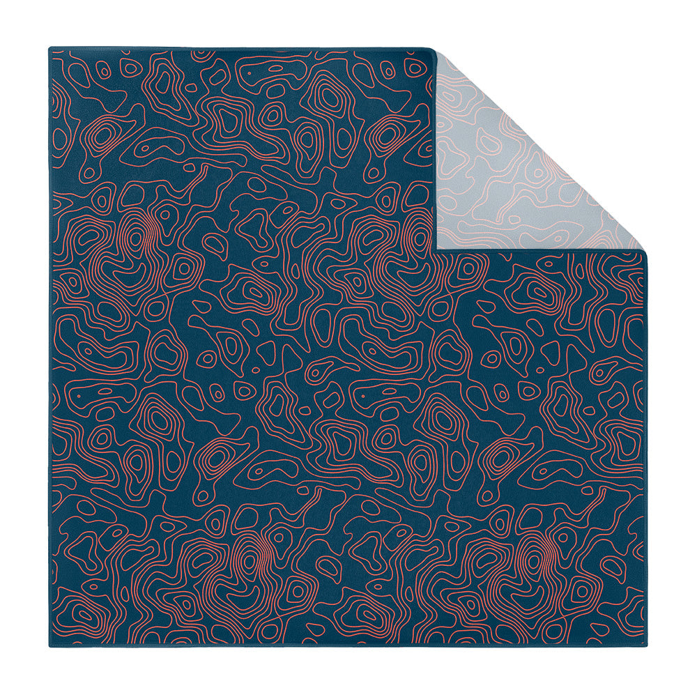 Topographic 1 Logo Pocket Square