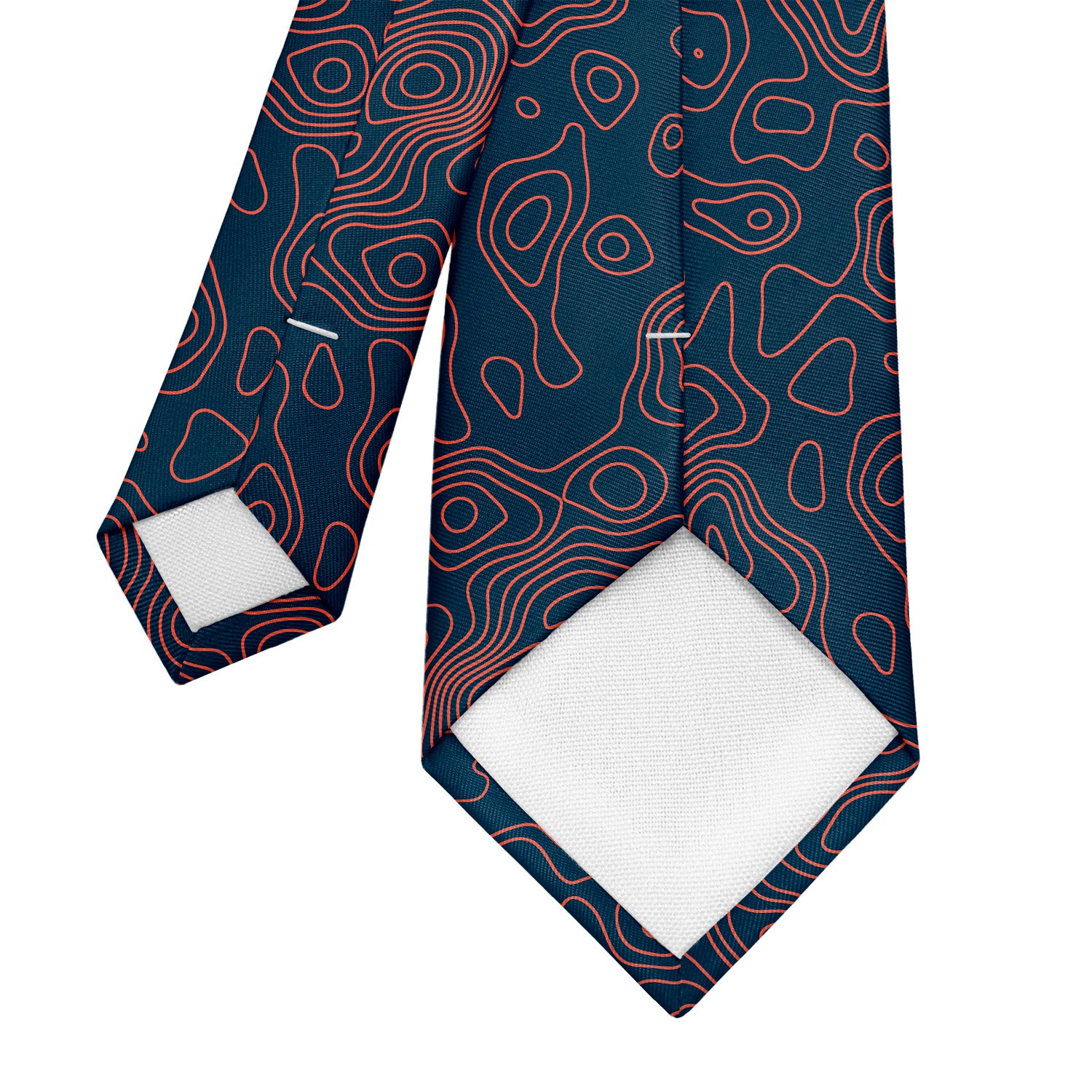 Custom Topographic 1 Logo Tie - Tipping - Knotty Tie Co.