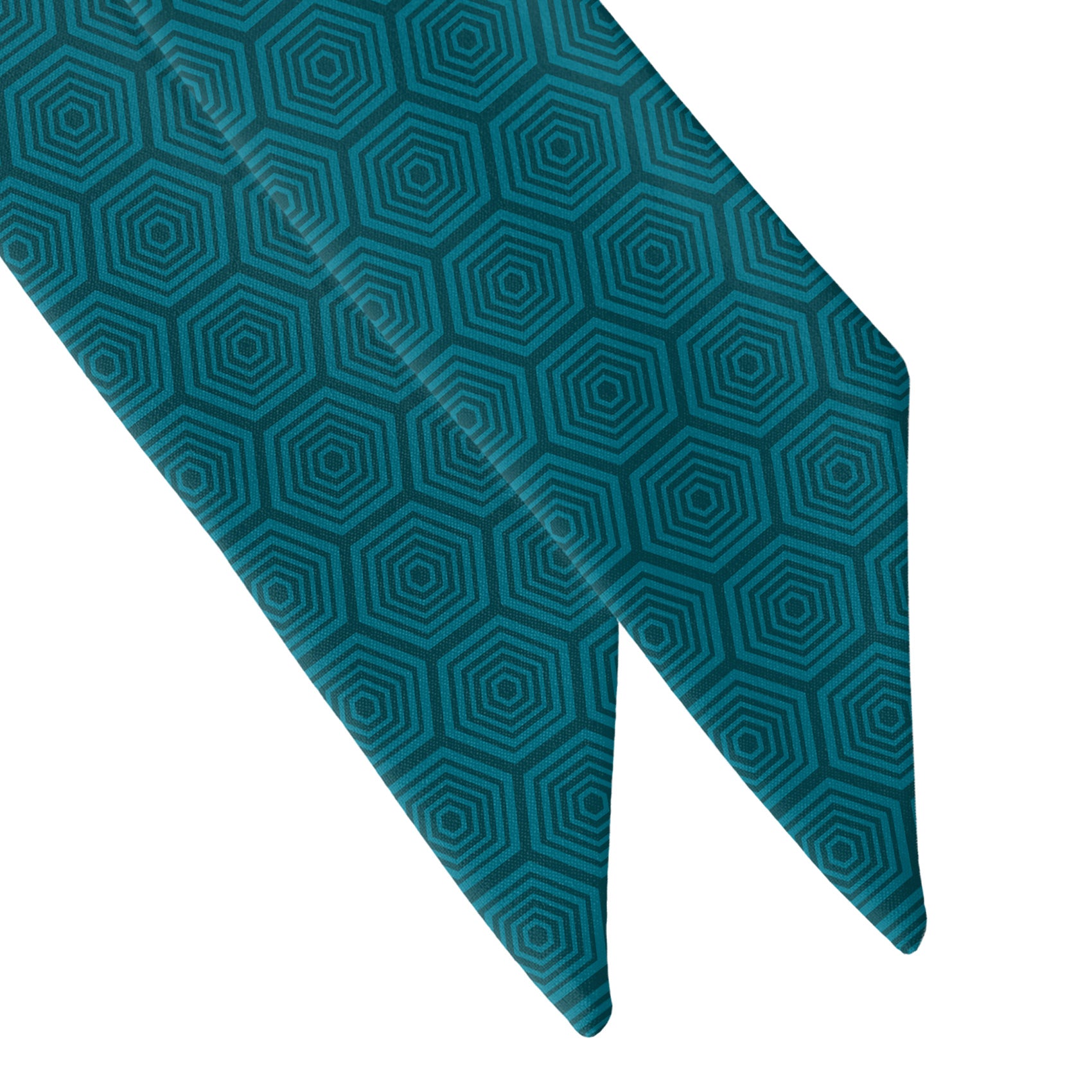 Tortoise Shell Hair Scarf - Scarf Tapered Ends - Knotty Tie Co.