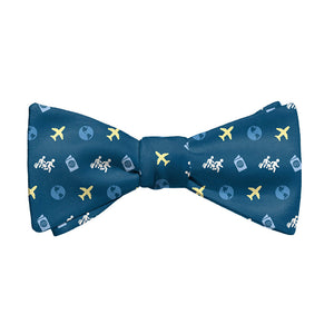 Traveling with Friends Bow Tie - Adult Standard Self-Tie 14-18" -  - Knotty Tie Co.