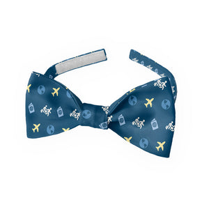 Traveling with Friends Bow Tie - Kids Pre-Tied 9.5-12.5" -  - Knotty Tie Co.