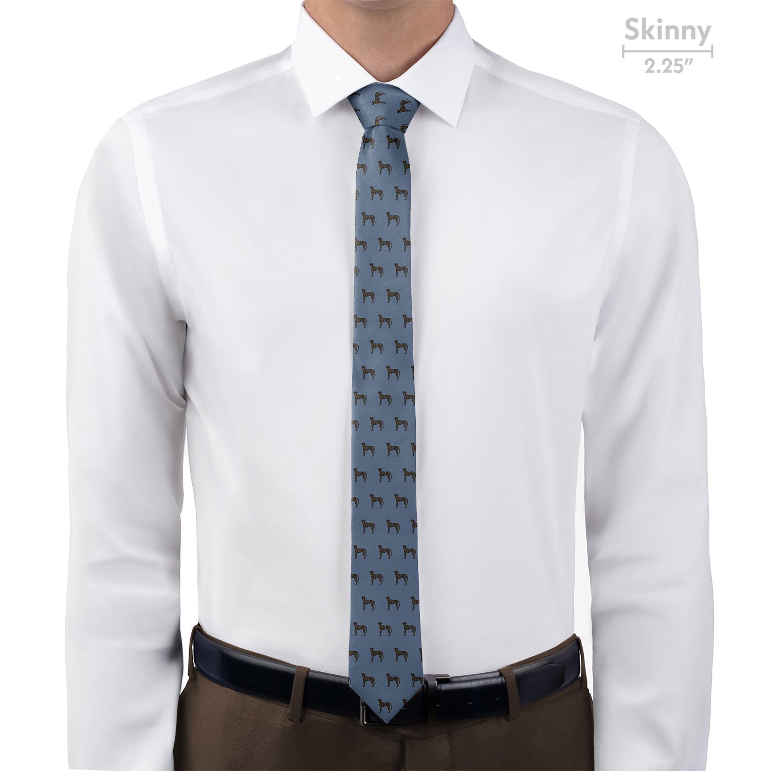 Treeing Tennessee Brindle Necktie - Skinny - Knotty Tie Co.