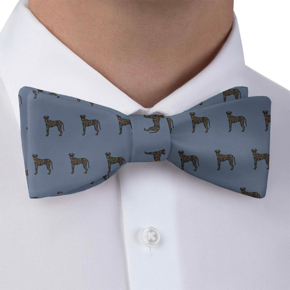Treeing Tennessee Brindle Bow Tie - Bow Tie with Dress Shirt - Knotty Tie Co.