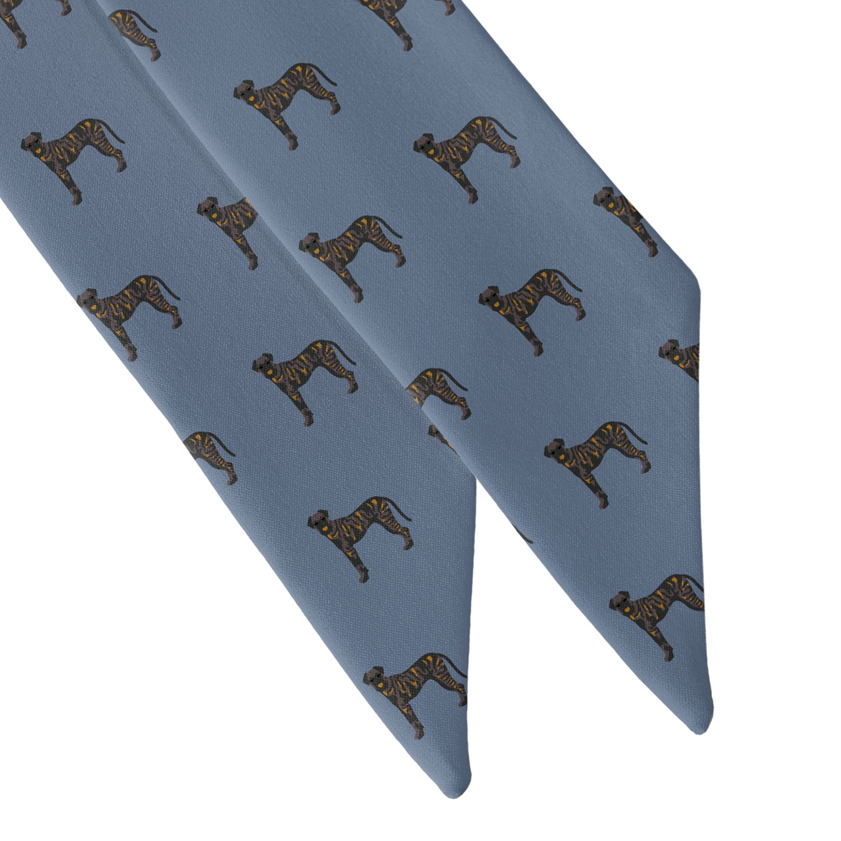Treeing Tennessee Brindle Hair Scarf - Scarf Tapered Ends - Knotty Tie Co.