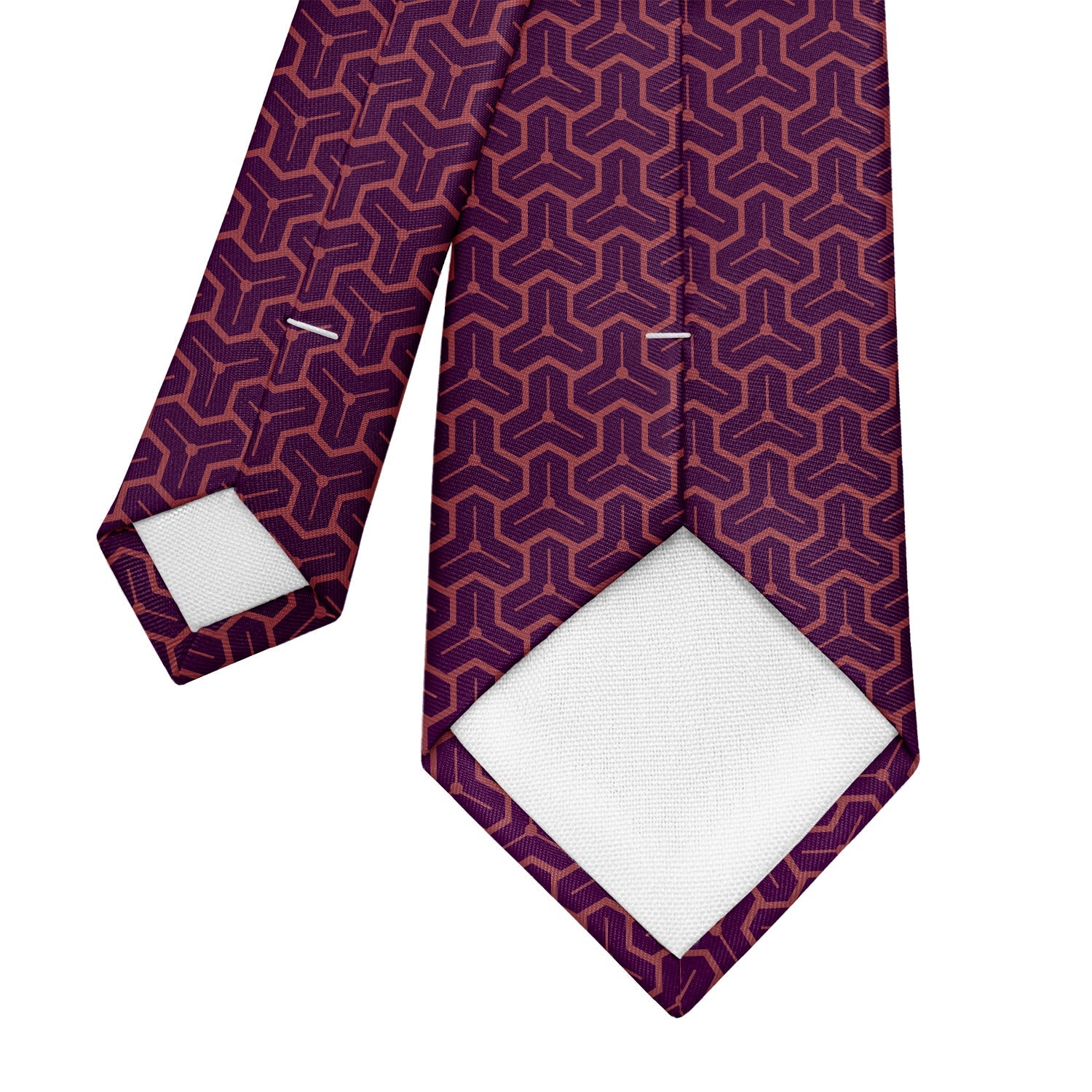 Triad Geo Necktie - Tipping - Knotty Tie Co.