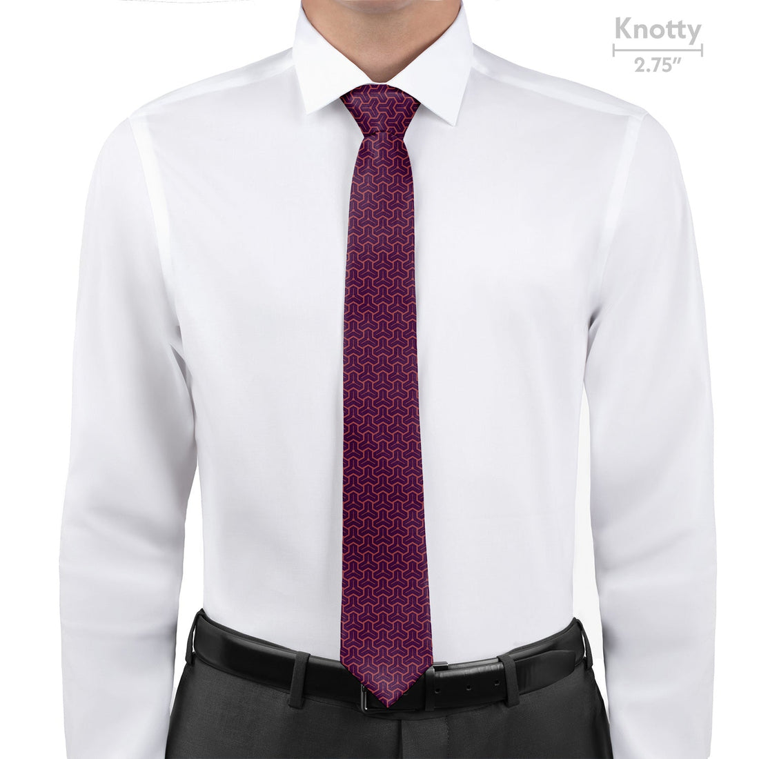 Triad Geo Necktie - Knotty - Knotty Tie Co.