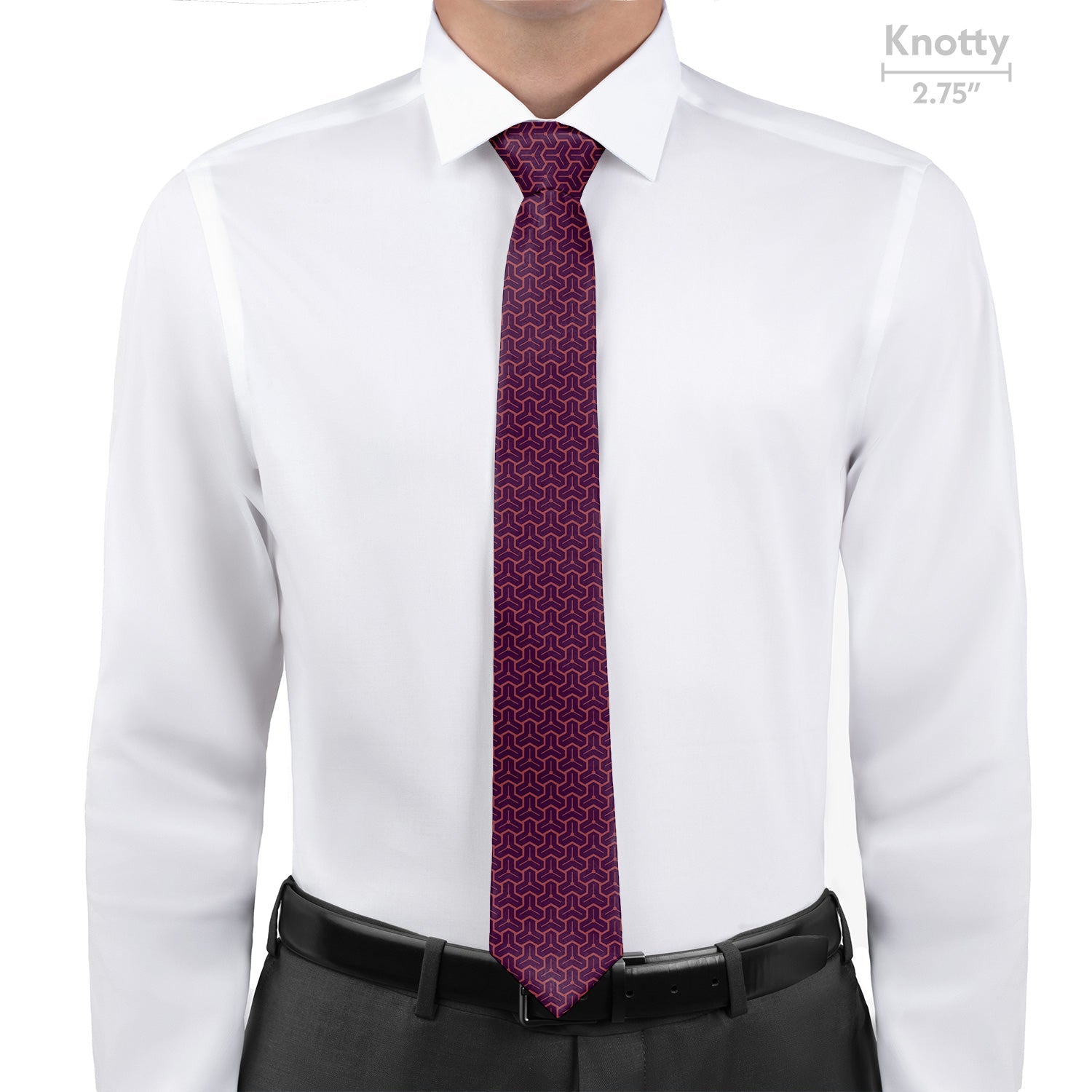 Triad Geo Necktie - Knotty - Knotty Tie Co.