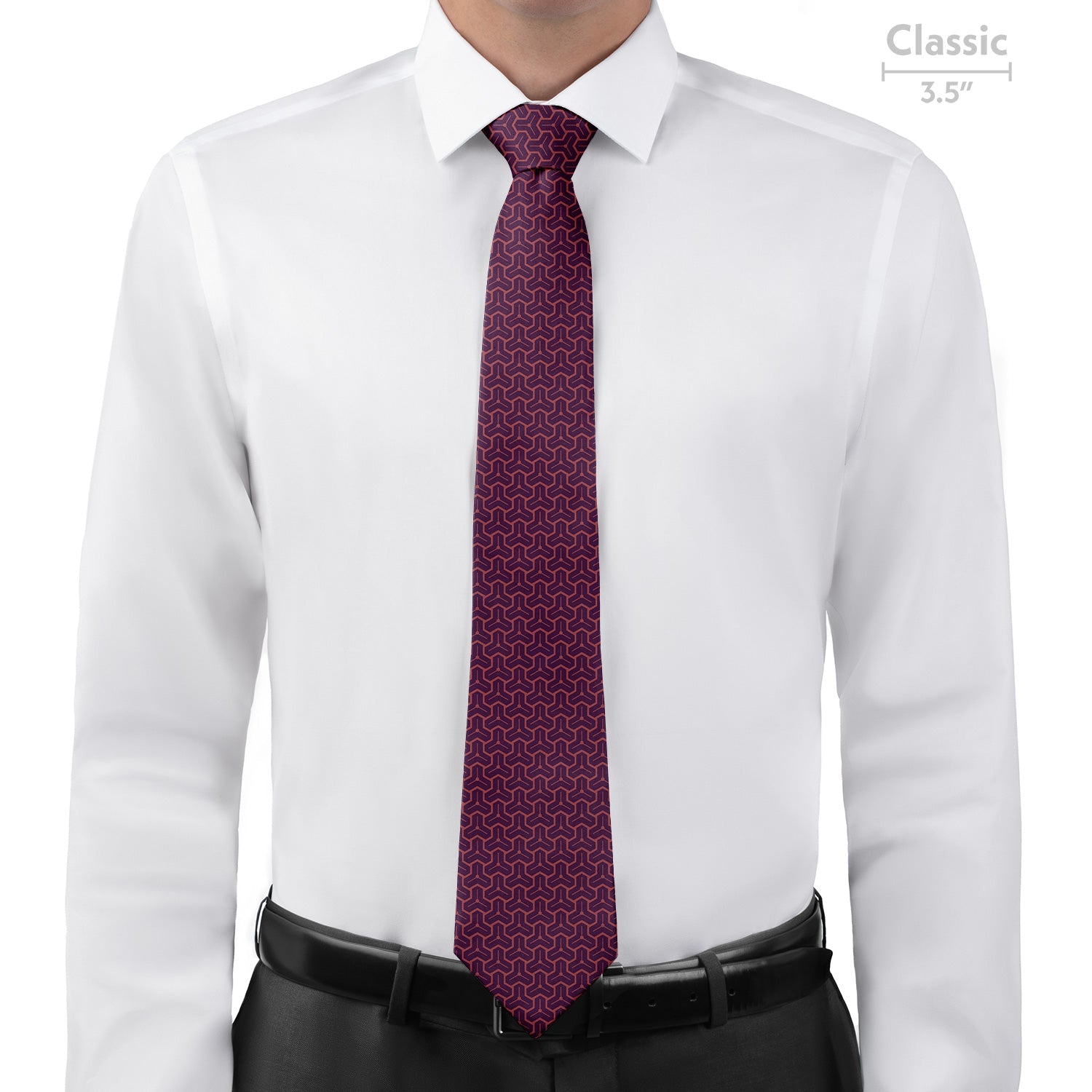 Triad Geo Necktie - Classic - Knotty Tie Co.