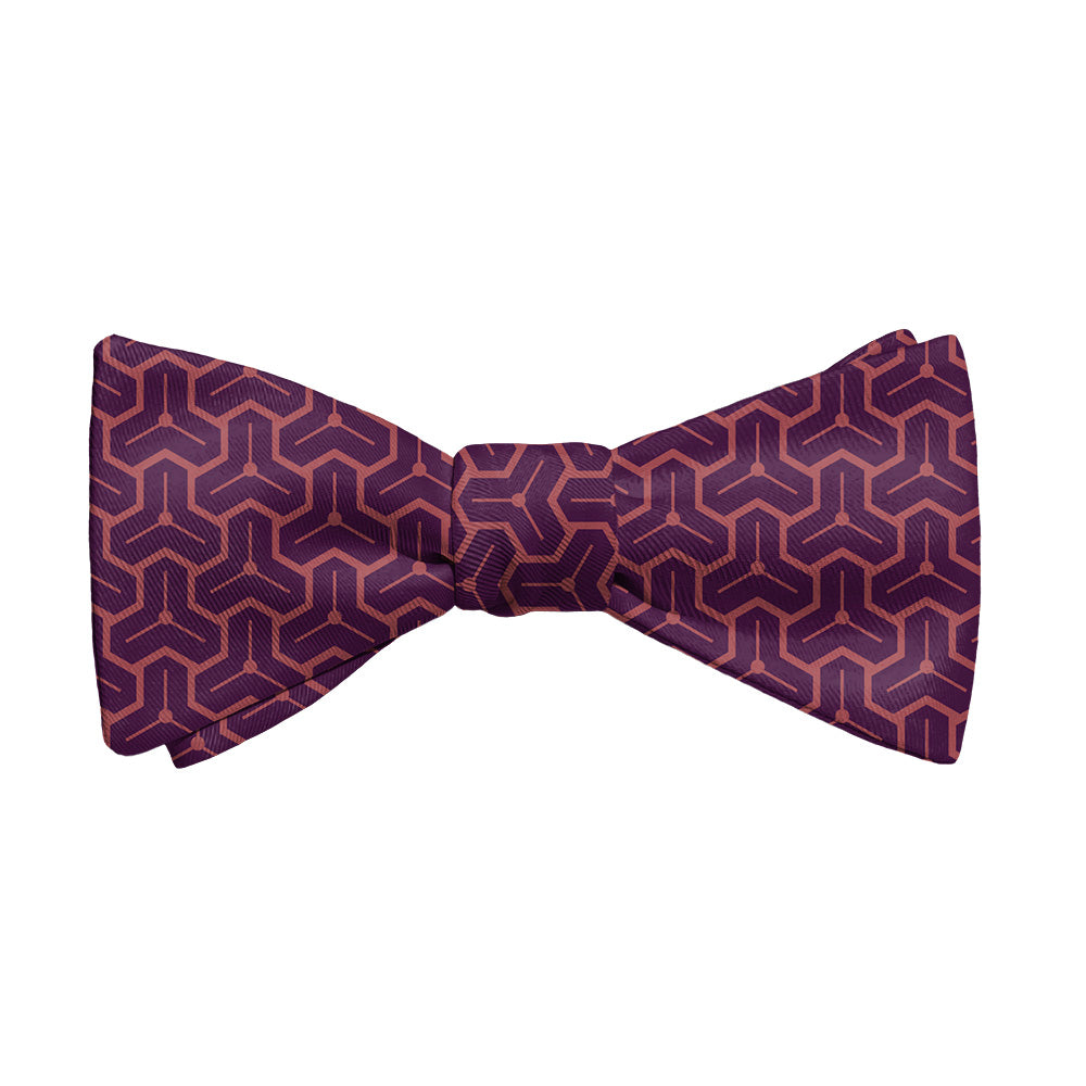Triad Geo Bow Tie - Adult Standard Self-Tie 14-18" -  - Knotty Tie Co.