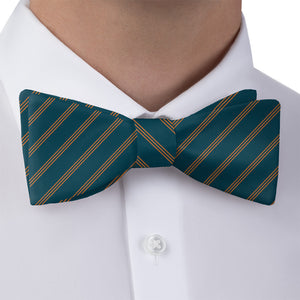 Trident Stripe Bow Tie - Bow Tie with Dress Shirt - Knotty Tie Co.