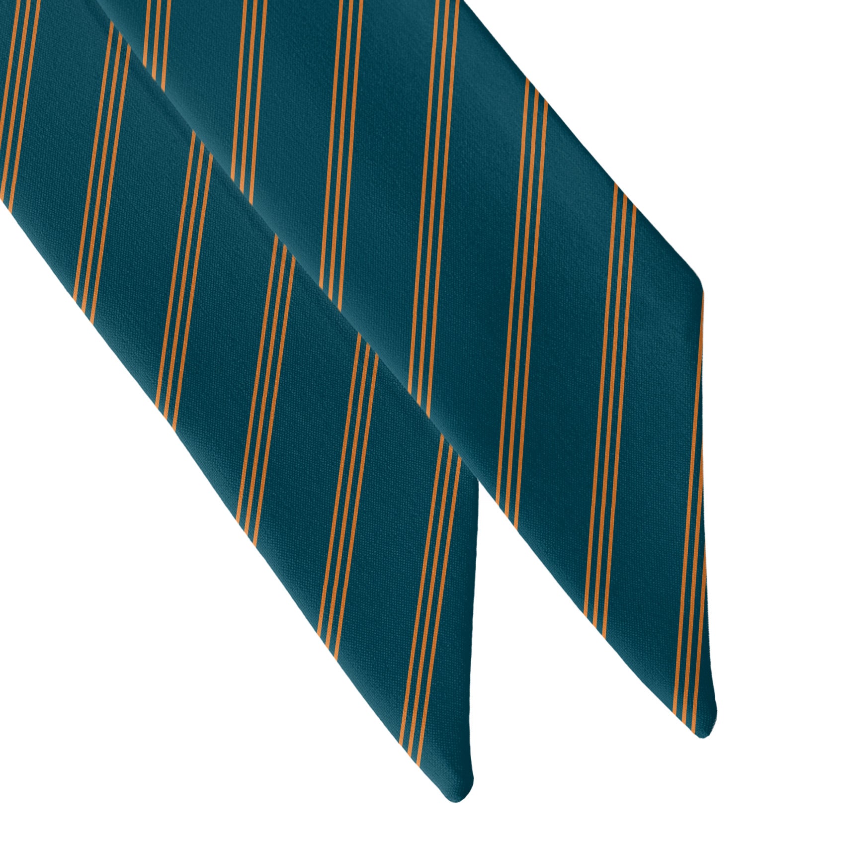 Trident Stripe Hair Scarf - Scarf Tapered Ends - Knotty Tie Co.