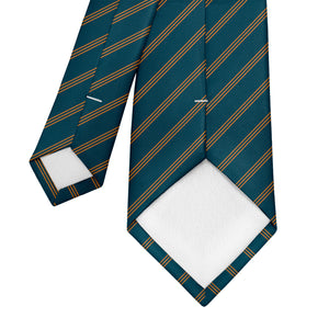 Trident Stripe Necktie - Tipping - Knotty Tie Co.