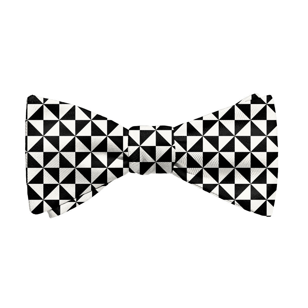 Trokut Checkered Bow Tie - Adult Standard Self-Tie 14-18" -  - Knotty Tie Co.